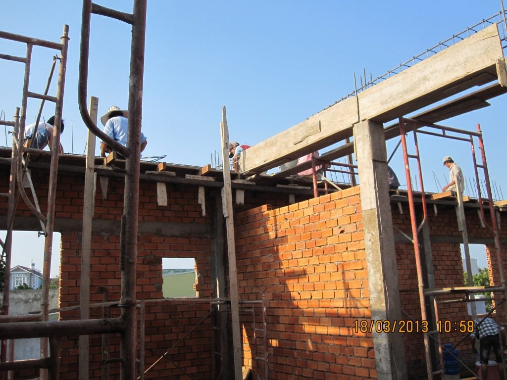 Charity housing project for blind people in Can Tho, Vietnam, supported by VG Bakery