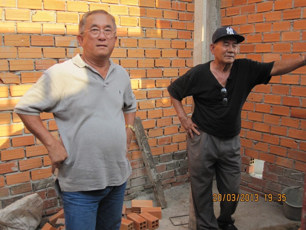 Charity housing project for blind people in Can Tho, Vietnam, supported by VG Bakery