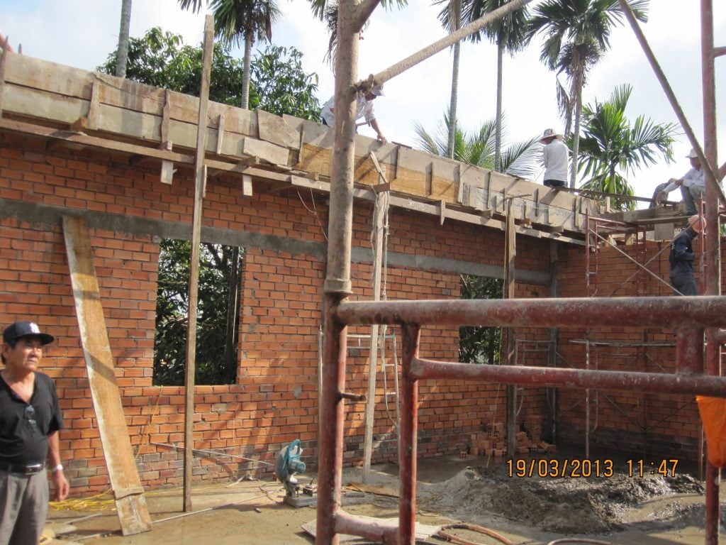 Charity housing project for blind people in Can Tho, Vietnam, supported by VG Bakery