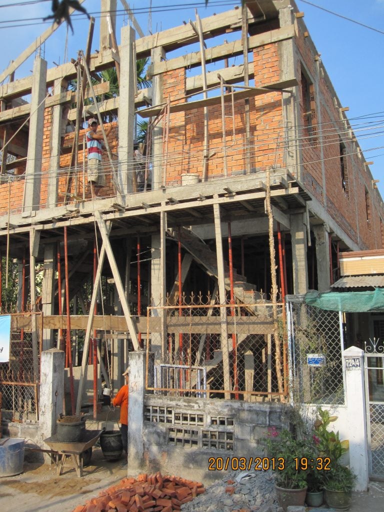 Charity housing project for blind people in Can Tho, Vietnam, supported by VG Bakery