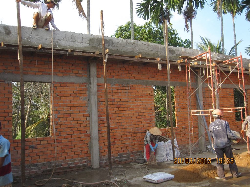 Charity housing project for blind people in Can Tho, Vietnam, supported by VG Bakery
