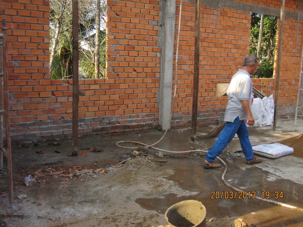 Charity housing project for blind people in Can Tho, Vietnam, supported by VG Bakery